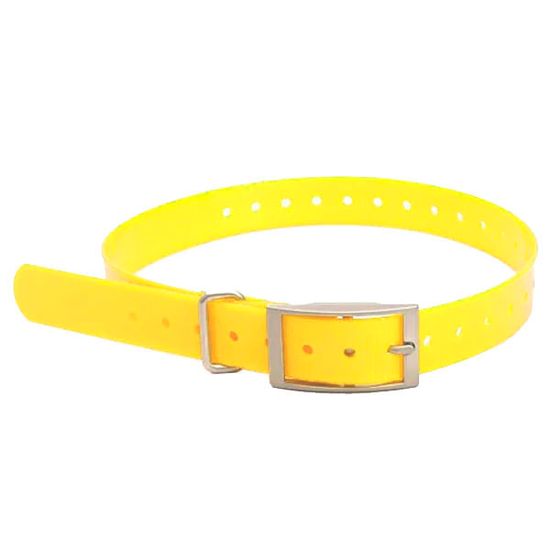 Сменный ошейник 26 мм для Garmin DC50, T5, TT10, TT15 (желтый)