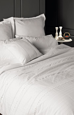 Элитное постельное белье Carol белое от Luxberry Португалия фото