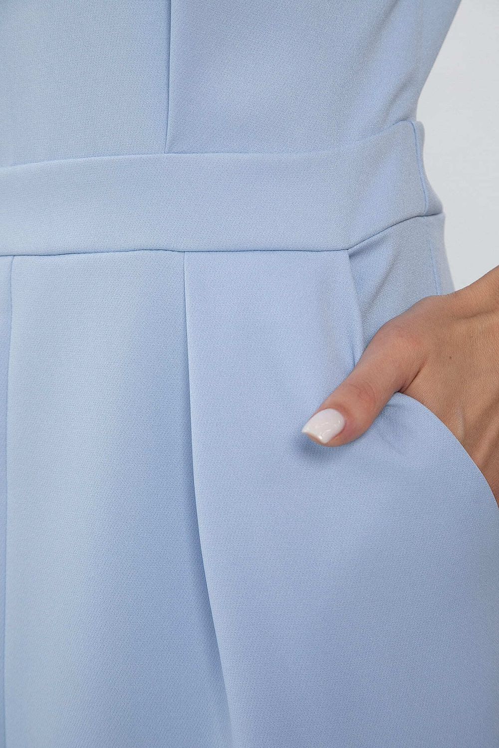 Платье с карманами Утренняя роса (голубое) П14370-16М LT Collection