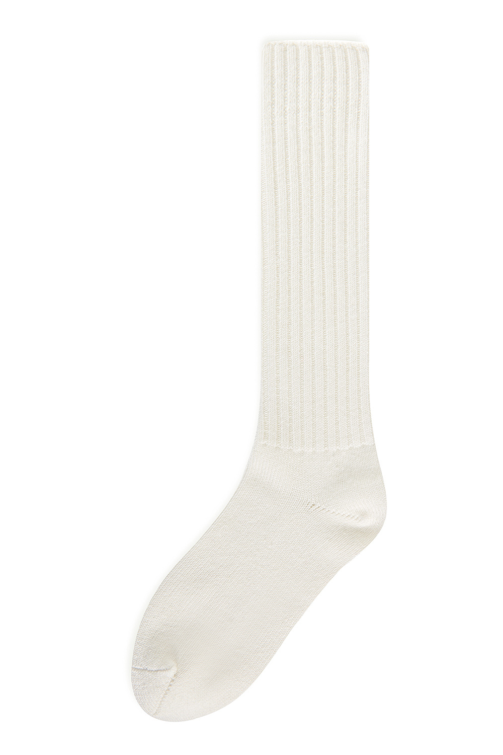 Носки длинные с добавлением шерсти Айвори