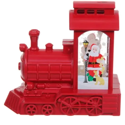 Сувенир с подсветкой «Волшебный экспресс» 12,5*11,5*5,5 см, Красный