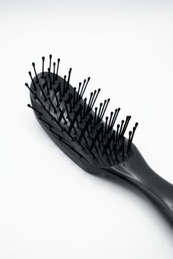 Профессиональная продувная щетка для укладки волос феном, черная - TUNNEL HAIR BRUSH