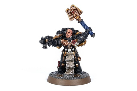 Chaplain with pistol & crozius