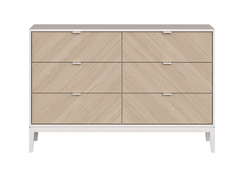 Комод Fjord 6 ящиков (белый)