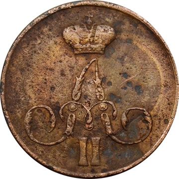 1 копейка 1859 ЕМ Александр II, Гладкий кант