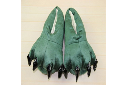 Тапки-лапки FunFur L Темно-Зеленый