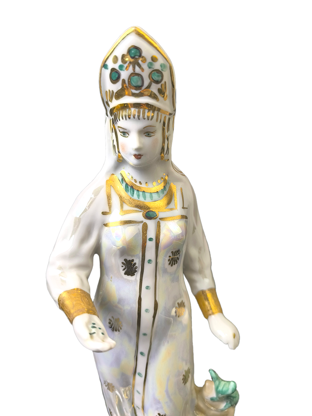Фарфоровая статуэтка "Дары хозяйки Медной горы" (Дулево)