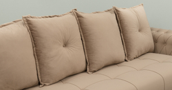Диван кровать Ирис, Бежевый