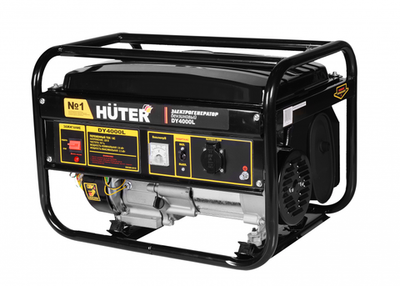 Портативный бензиновый генератор (3.2 кВт) HUTER DY4000L