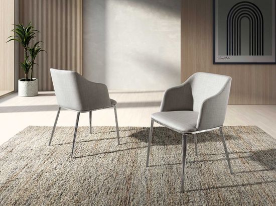 Серый тканевый стул модель 4050 Испания 