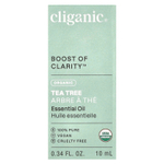 Cliganic, Boost of Clarity ™, органическое эфирное масло, чайное дерево, 10 мл (0,34 жидк. Унции)
