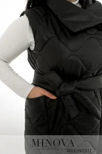 Жилет 2312-черный Minova