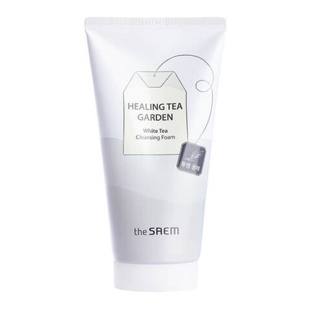 Пенка для умывания с экстрактом белого чая The Saem Healing Tea Garden White Tea Cleansing Foam 150м