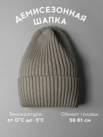 Шапка вязаная женская на осень