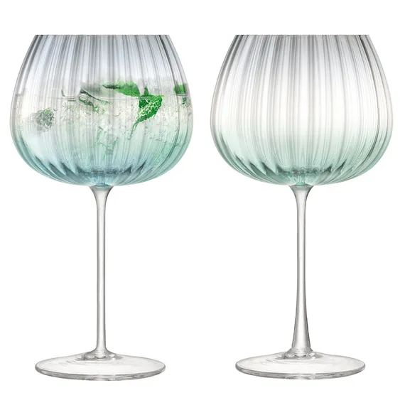 Набор из 2-х бокалов Dusk 650 мл зелено-серый