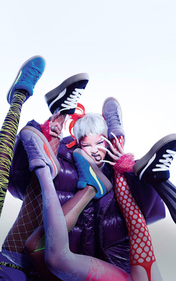 Кроссовки Puma x Fenty Creeper Phatty 'Speed Blue Lime' 396403-02