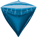 Шар фольгированный Ромб 3D 43 см (Синий)