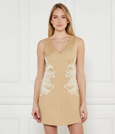 Льняное платье Twinset U&B - желтый(251LB2FBB)