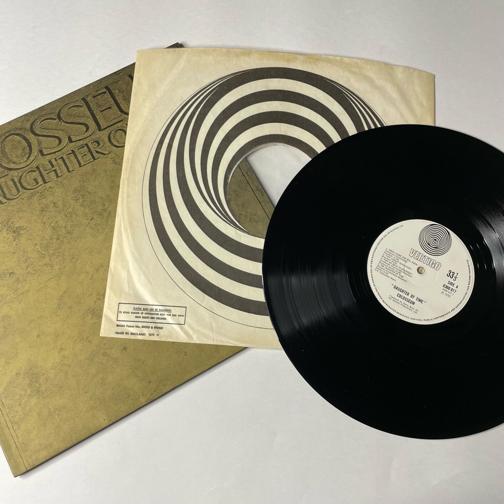 Винтажная виниловая пластинка LP Colosseum Daughter Of Time (UK 1970) Vertigo