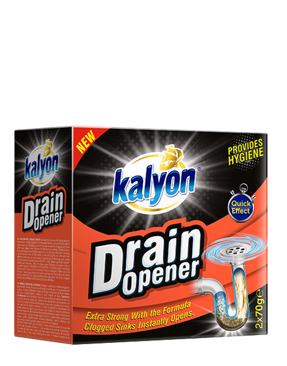 KALYON ПОРОШОК ДЛЯ УДАЛЕНИЯ ЗАСОРОВ В ТРУБАХ 140 GR x 24