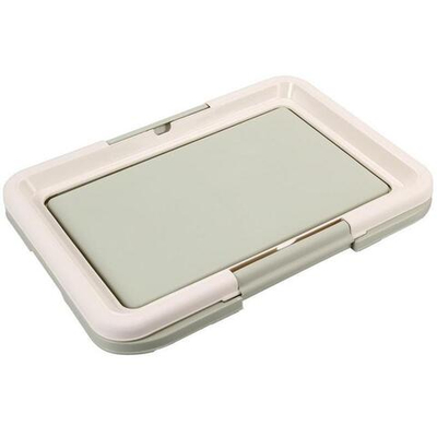 Туалет для собак "Интерьер" L, оливковый/белый, 630*490*40мм, серия HYGIENE, Triol