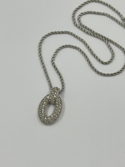 Кулон в серебряном цвете Christian Dior