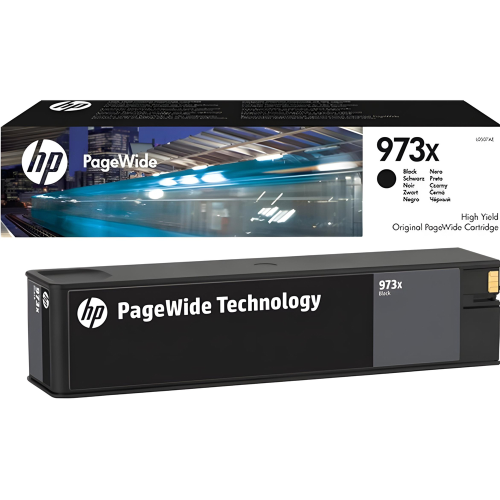 Картридж струйный HP 973XL L0S07AE чер. пов.емк. для PW Pro 452/477