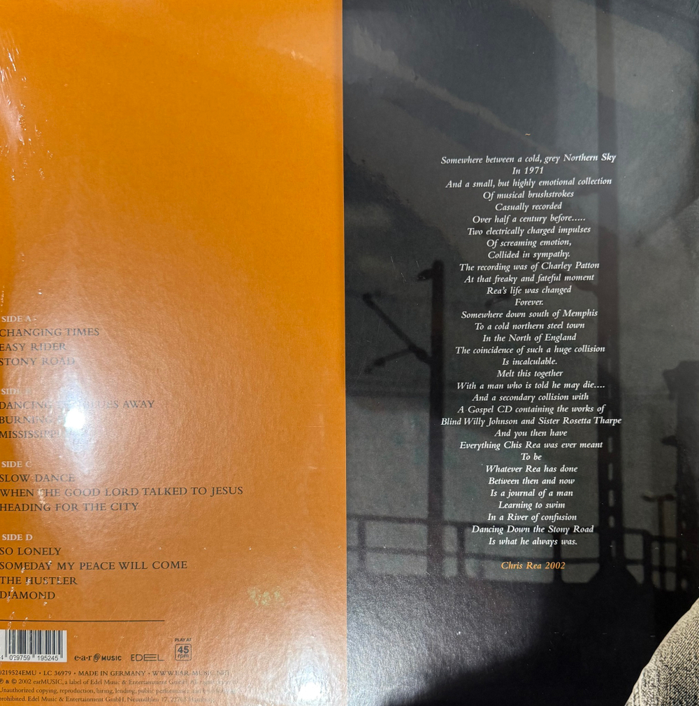 Виниловая пластинка Chris Rea – Stony Road 2LP Orange