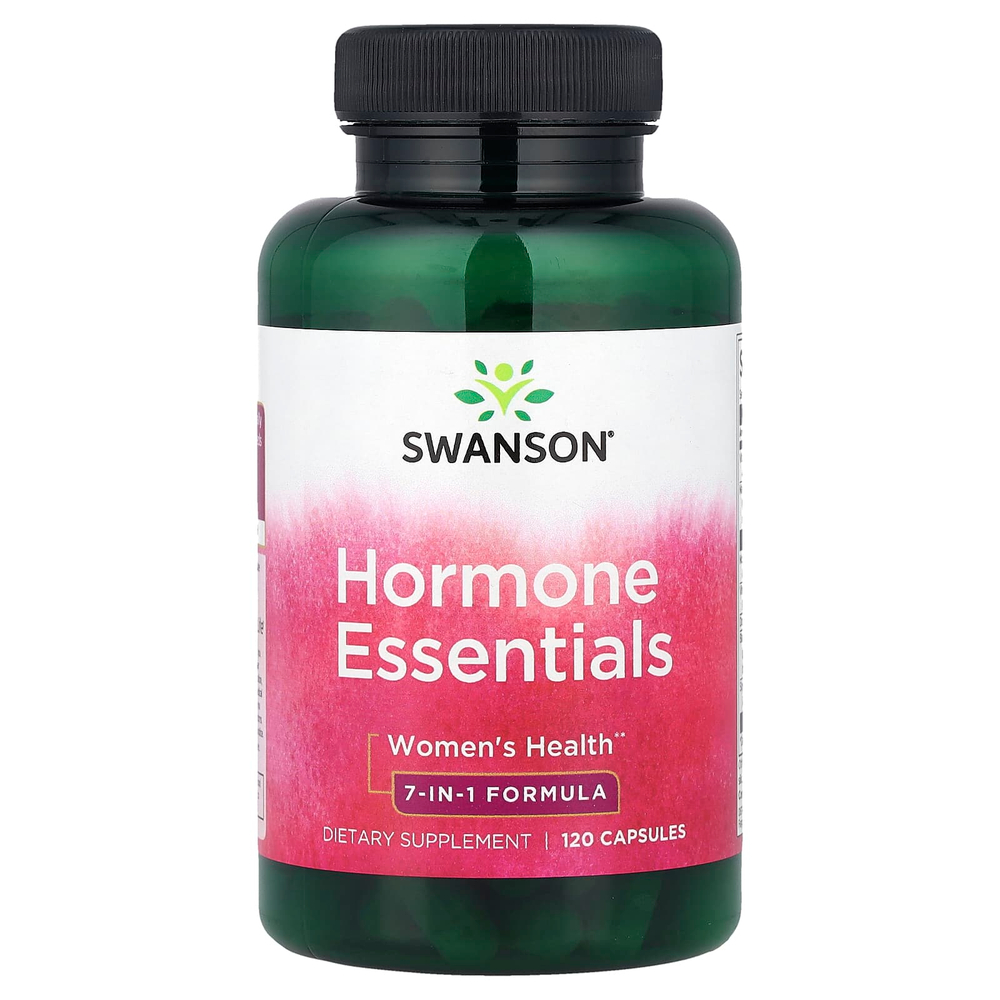 Swanson, Hormone Essentials, добавка для женского здоровья, 120 капсул