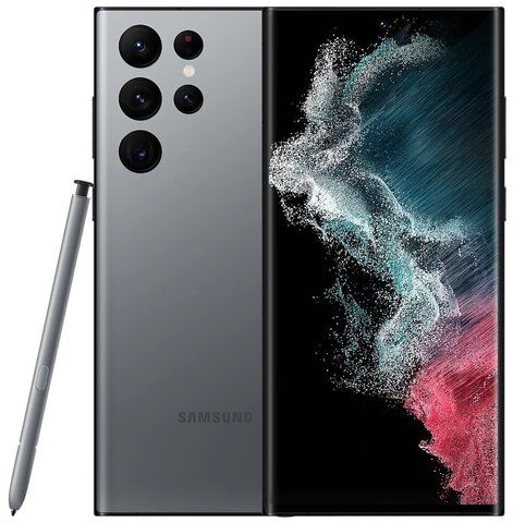 Смартфон Samsung Galaxy S22 Ultra (SM-S908B) 12/256 ГБ RU,графитовый