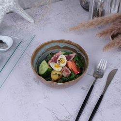 Салатник 695 мл d 15,3/7,6 см h6,3 см Dark Brown Northern lights Frutti di Mare P.L. [1]