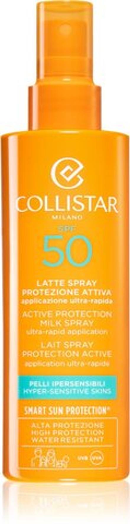 Collistar Active Protection Milk Spray SPF 50 - спрей-лосьон для загара SPF 50 /   200  ml  / GTIN 8015150262521