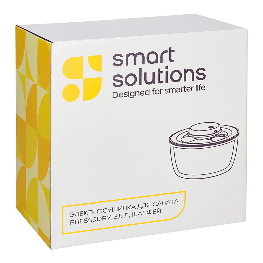 Электросушилка для салата press&dry, 3,5 л, шалфей