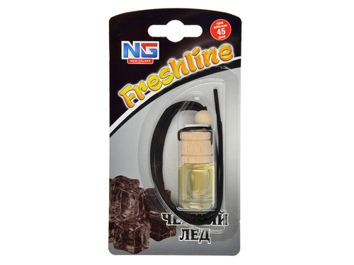 Ароматизатор жидкий подвесной NEW GALAXY Freshline черный лед