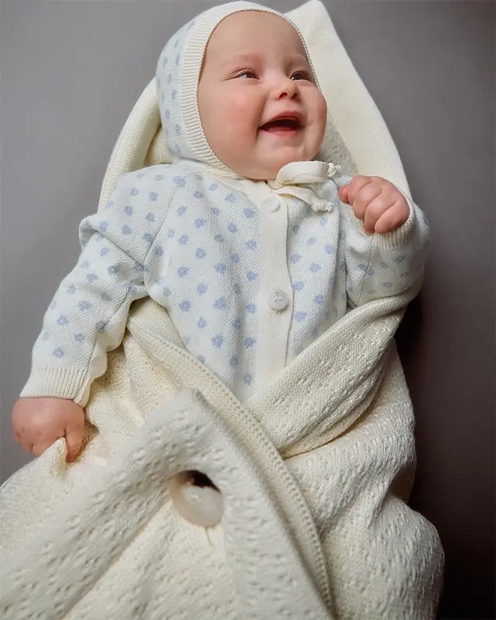 Конверт детский Loomknits Экрю