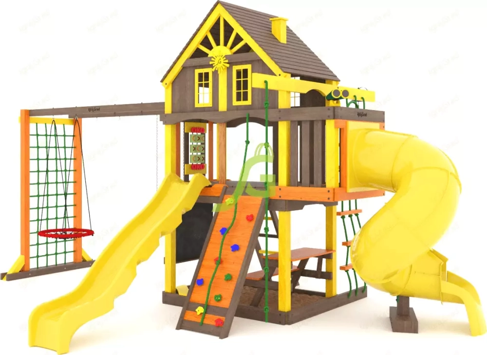 детская площадка домик