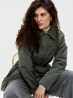 Зеленая куртка Hedman