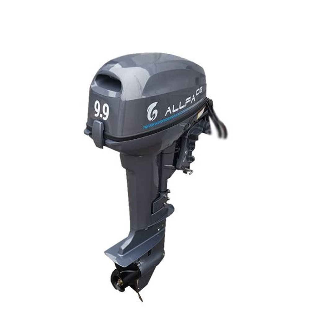 Лодочный мотор альфа (allfa) cg t9.9fws 2-х тактный