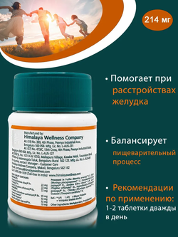 Гасекс Гималаи в таблетках Gasex Himalaya