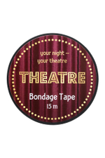 Бондажный скотч Theatre by TOYFA, черный, 15 м.
