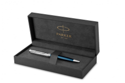Шариковая ручка Parker Sonnet Premium Refresh BLUE CT, стержень: M, цвет чернил: black , в подарочной упаковке