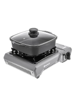 Плита туристическая в кейсе, сковорода и гриль N-MEGA KIT