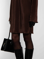 Платье Гофре (шоколадный)