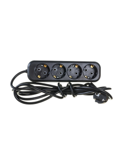 Бытовой удлинитель Gigant с заземлением ПВС 3x0,75 4 гнезда 3м 80086