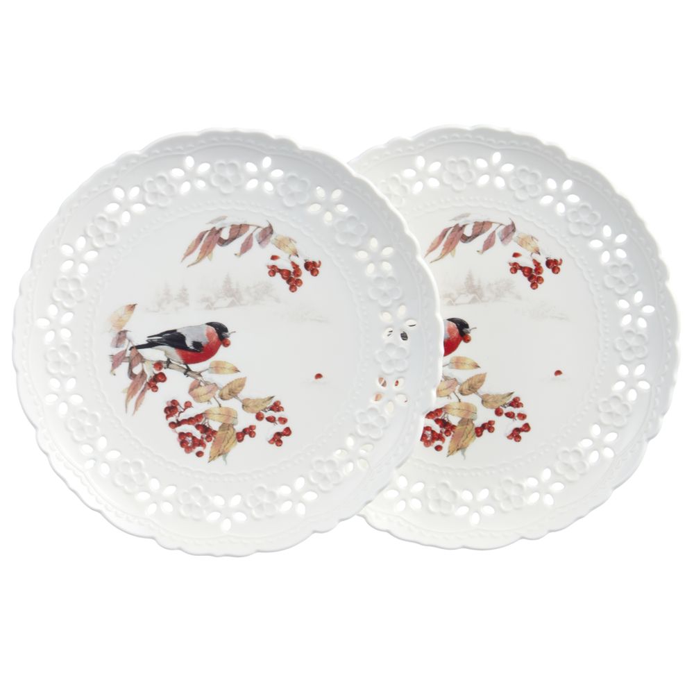 НАБОР ТАРЕЛОК ЗАКУСОЧНЫХ LEFARD "FOREST TALE" 20,5 СМ (КОР=18НАБ.)