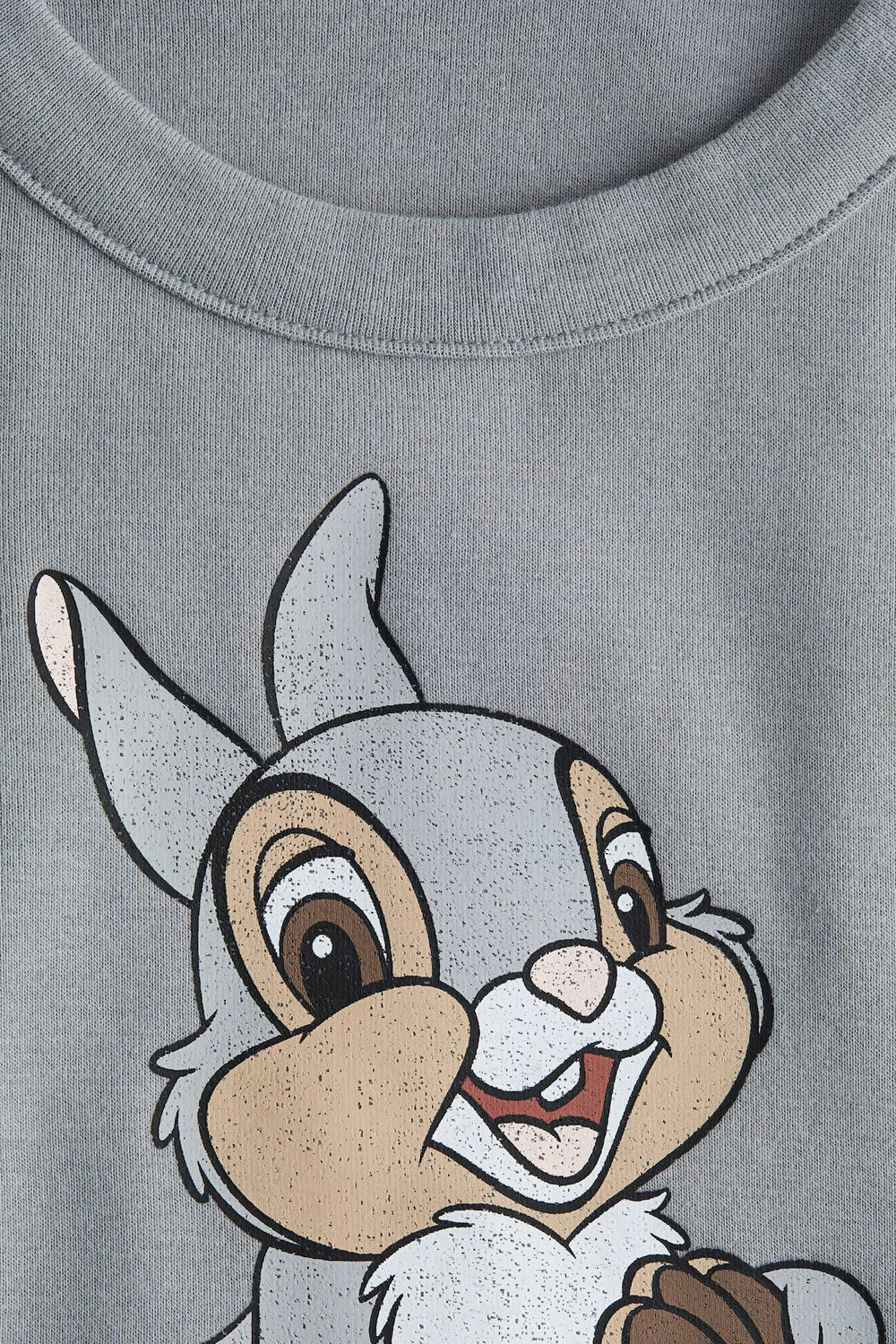 H&M Топ с принтом, серый