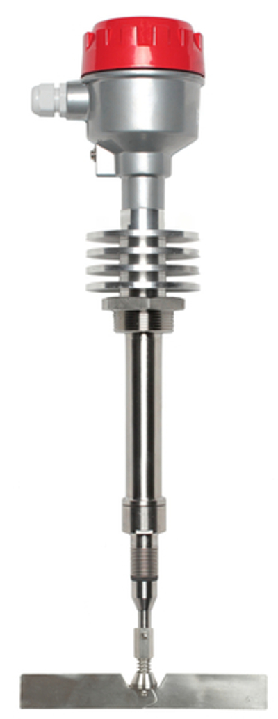 Механический ротационный датчик уровня сыпучих материалов INNOLEVEL IL-SAS-N-HT600 (220 VAC) в алюм. корпусе, -40 +600 С, Рmax=0.8 bar, 220 VAC, IP65, лопасть складная двусторонняя 28х200 мм, нерж. сталь