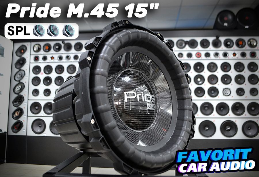 Супермощь! В наличии самый топовый сабвуфер Pride M.45 4500W