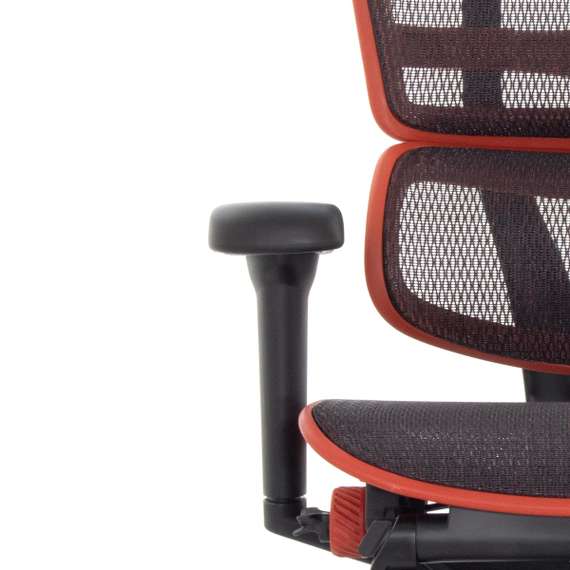 Кресло FALTO Ergohuman Ultra X9 GAMING с подножкой ( чёрный/ КРАСНЫЙ каркас /сетка Equator Red )