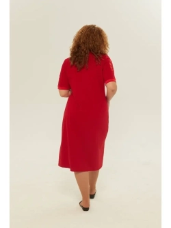 Халат трикотажный с гипюром домашний на молнии